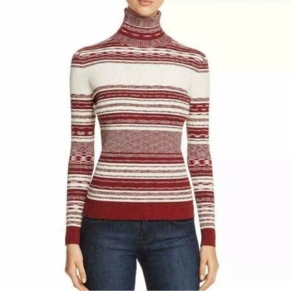 Nwot Tory Burch Julie turtleneck Sweater size Xs - Picture 2 of 7